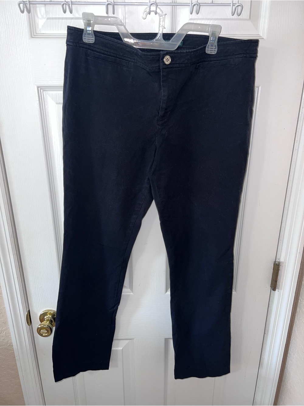 Ralph Lauren Classic Straight Black Pants Office Work